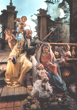 Set di 11 statuine per il presepe Christi