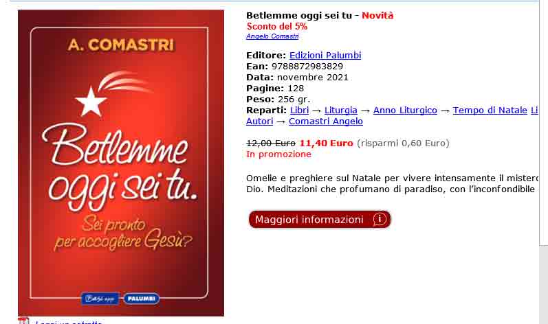 Betlemme oggi sei tu. Sei pronto per accogliere Gesù? - Angelo Comastri